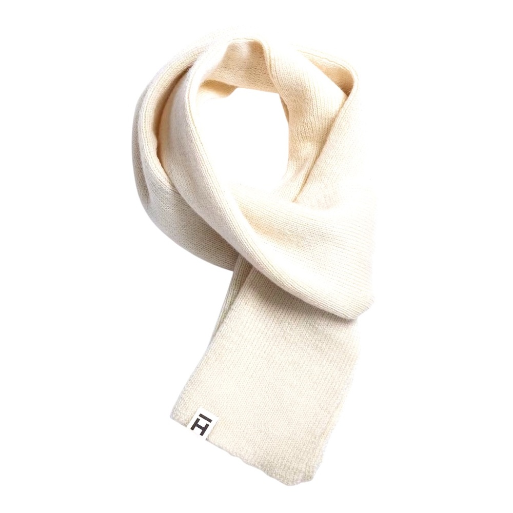 NWTHeimat Full-Length‎ Knit Schal Scarf in Seashell Soft & From 100% Virgin Wool